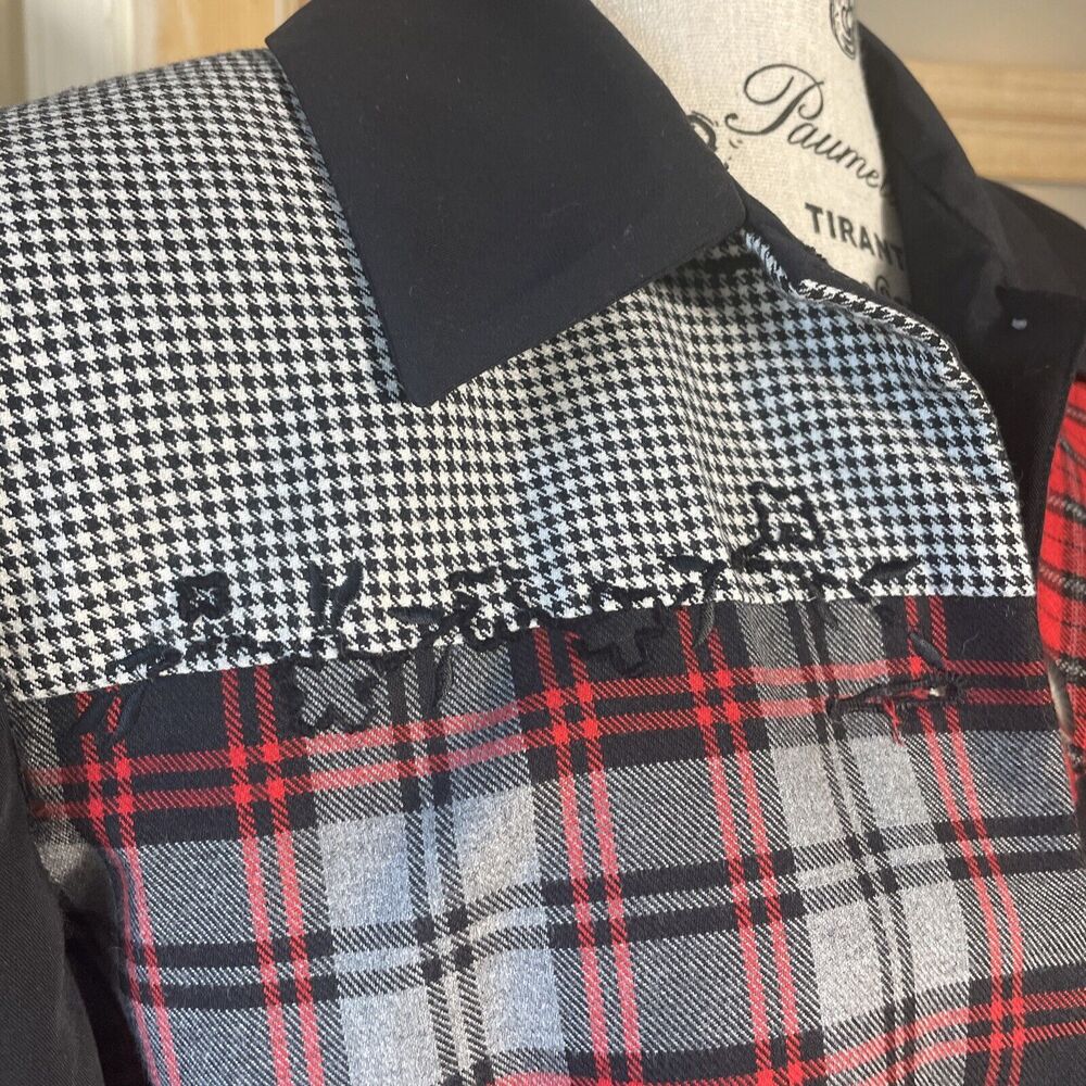 Susan Bristol Patchwork Multicolor Blazer Shoulde… - image 5